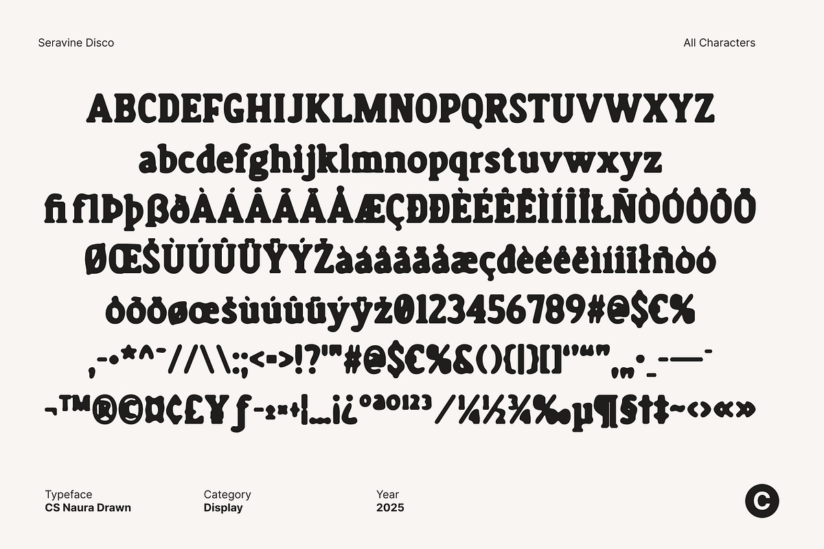 CS Naura Drawn, a Serif Font by Craft Supply Co. (Photo 8 of 8)