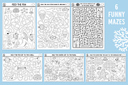 Under the sea coloring games, an Education Illustration by Lexi Claus (Thumbnail 3 of 16)