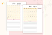 Minimalist Monthly Planner | Canva, a Stationery Template by CreativeBundlex (Thumbnail 2 of 4)