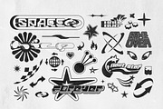 Y2K 240 Shapes Badges Graphic Styles, a Graphic by Vanzyst (Thumbnail 9 of 13)