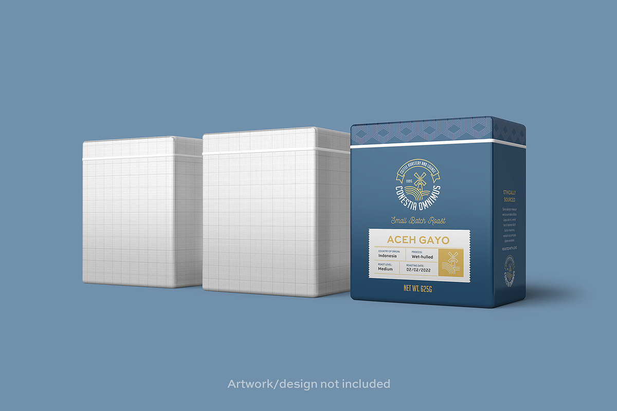Rectangular Metal Tin Can Mockup, a Cups & Container Mockup by fisihsani (Photo 8 of 10)