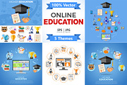 Online Education Concepts, an Education Illustration by TAlex (Thumbnail 1 of 6)