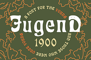 Jugend 1900 | A heritage font, a Serif Font by Jeffry Macpherson Visuals (Thumbnail 3 of 6)