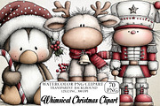 Whimsical Christmas Clipart Bundle, an Illustration by DreamPrint404 (Thumbnail 1 of 6)