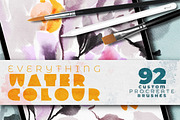 EVERYTHING WATERCOLOUR for Procreate, a Brush Add-On by UPROOT (Thumbnail 1 of 22)
