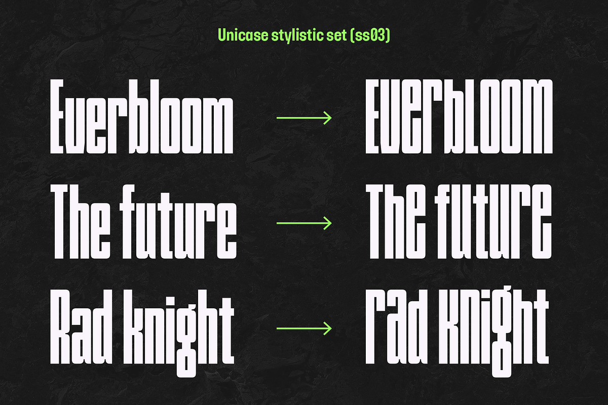 YNF Telegraph | Unicase sans serif, a Sans Serif Font by YNF (Photo 10 of 20)