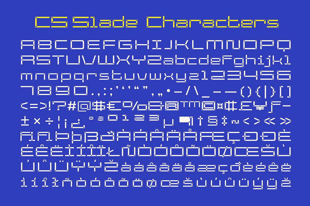 CS Slade 3D, a Sans Serif Font by Craft Supply Co. (Photo 8 of 8)