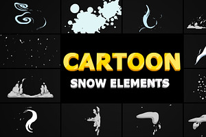 Cartoon Snow Pack Motion Graphics