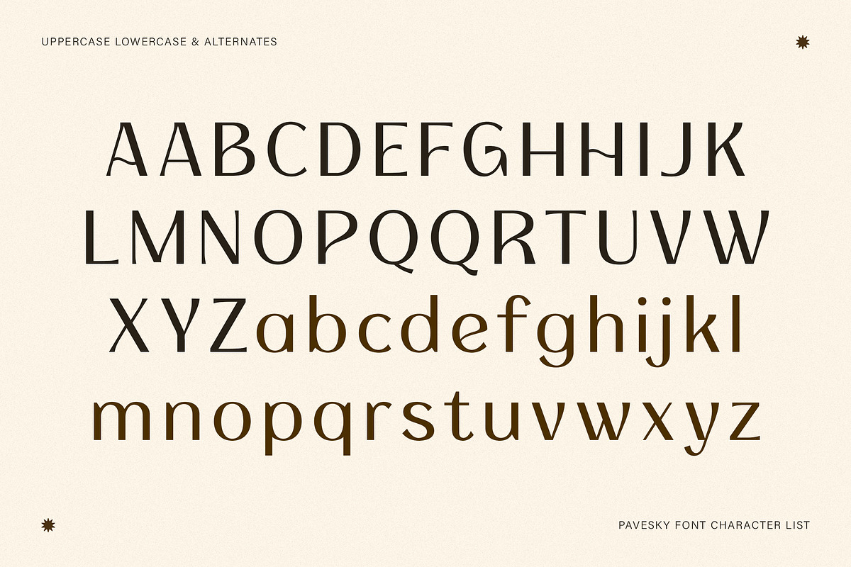 Pavesky – Luxury Elegant Beauty Sans, a Sans Serif Font by Typia Nesia (Photo 12 of 12)