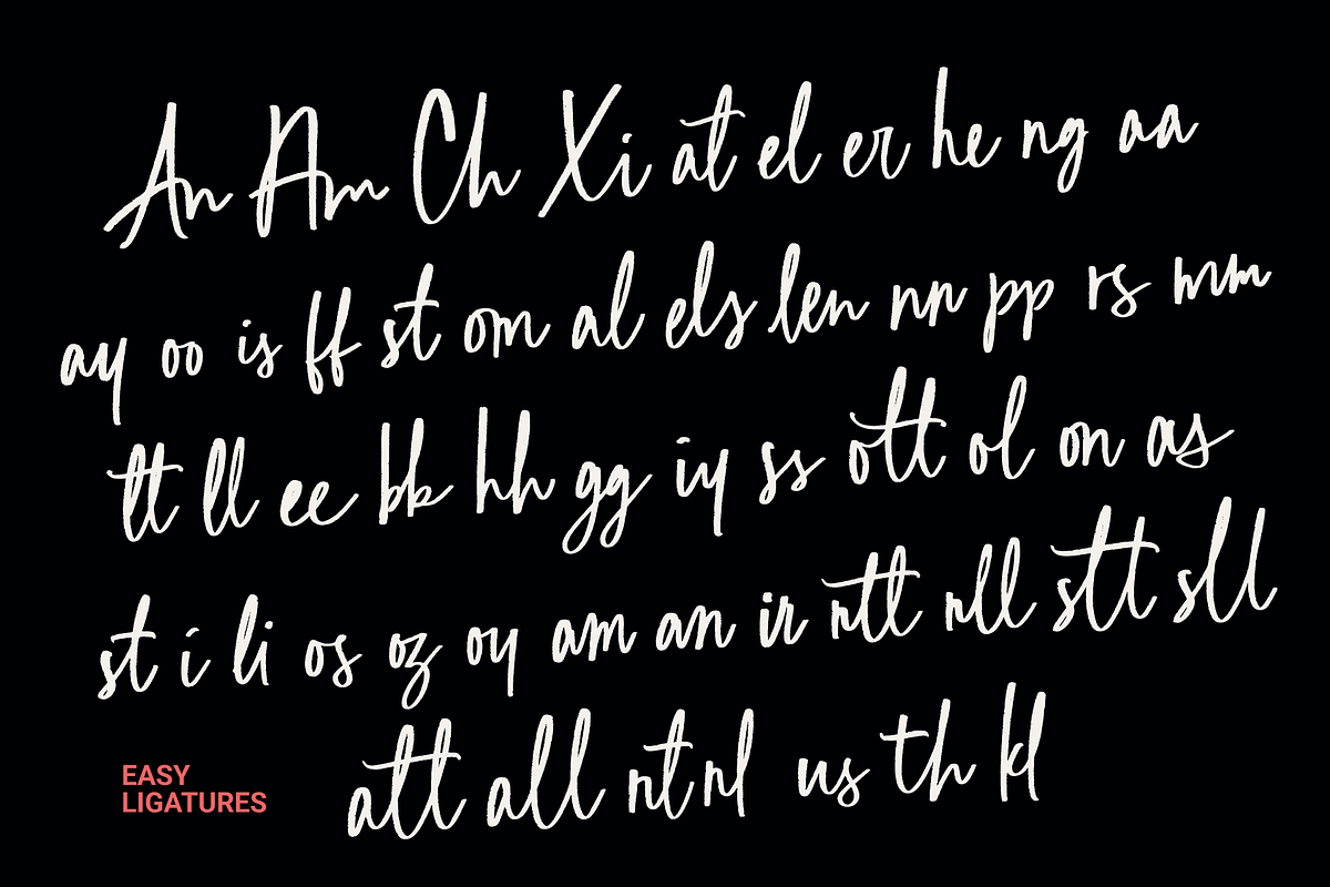 Raveling Melany - Messy Handwritten, a Handwritten Font by Zarma Type (Photo 12 of 12)