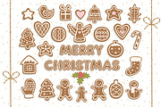 Christmas Cookies, a Decorative Illustration by Imaginasty (Thumbnail 2 of 3)