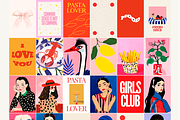 85 Eclectic Art Prints, a Background Graphic by Ann Creative (Thumbnail 6 of 12)