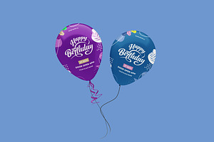 Balloon Mockup, an Advertising Mockup by Qaleb Studio