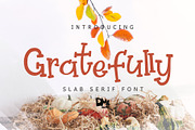 Gratefully - Slab Serif Font, a Slab Serif Font by Dm Studio (Thumbnail 1 of 6)