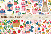 Cottagecore Spring Patterns, a Pattern Graphic by LuOtero (Thumbnail 4 of 7)