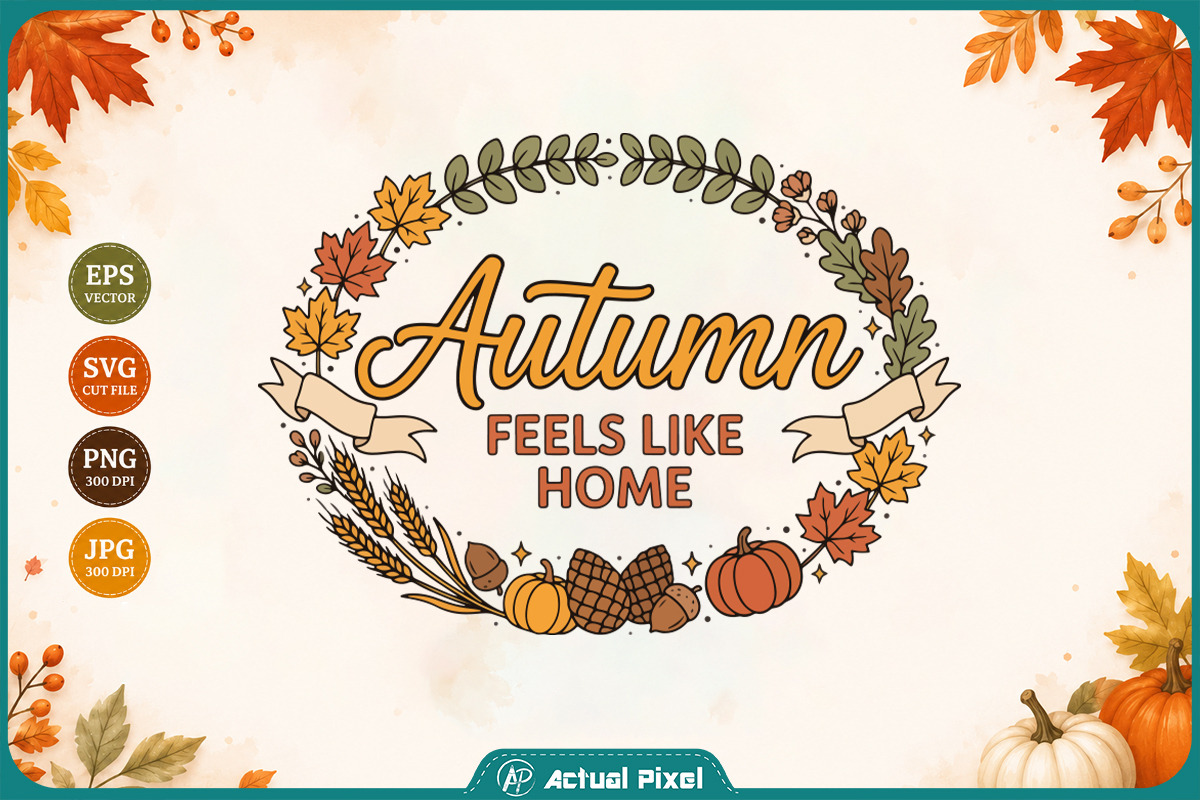 Fall Autumn Quotes Bundle, a Seasonal Illustration by Actual Pixel (Photo 2 of 15)