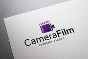 Camera Film Logo, a Branding & Logo Template by EmilGuseinov (Thumbnail 1 of 2)