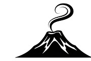collection of volcano silhouettes, an Illustration by Amazin_art (Thumbnail 3 of 31)