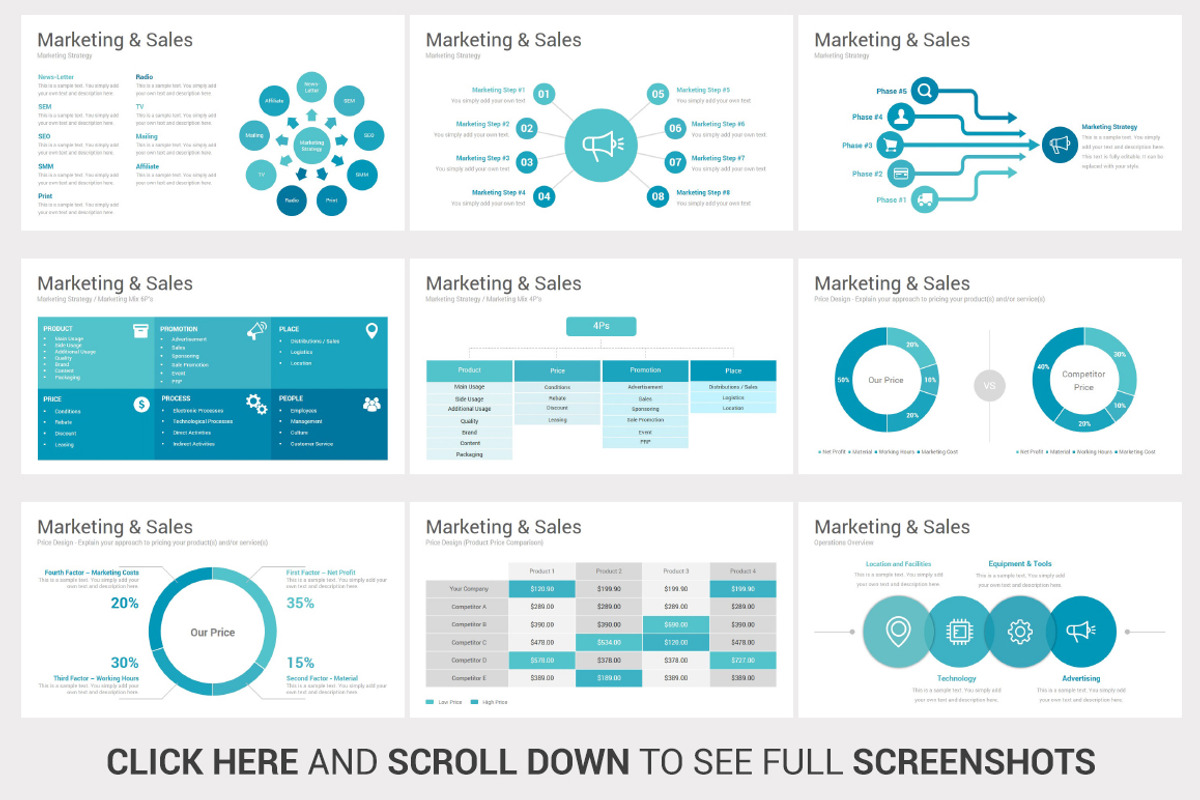 Business Plan PowerPoint Template, a Presentation Template by SlideSalad (Photo 17 of 50)