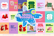 Small Business Instagram Posts, a Social Media Template by Hell Yeah Designs (Thumbnail 1 of 9)
