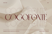 Cogofonte - Modern Geometric Serif, a Serif Font by Qweera Studio (Thumbnail 1 of 12)