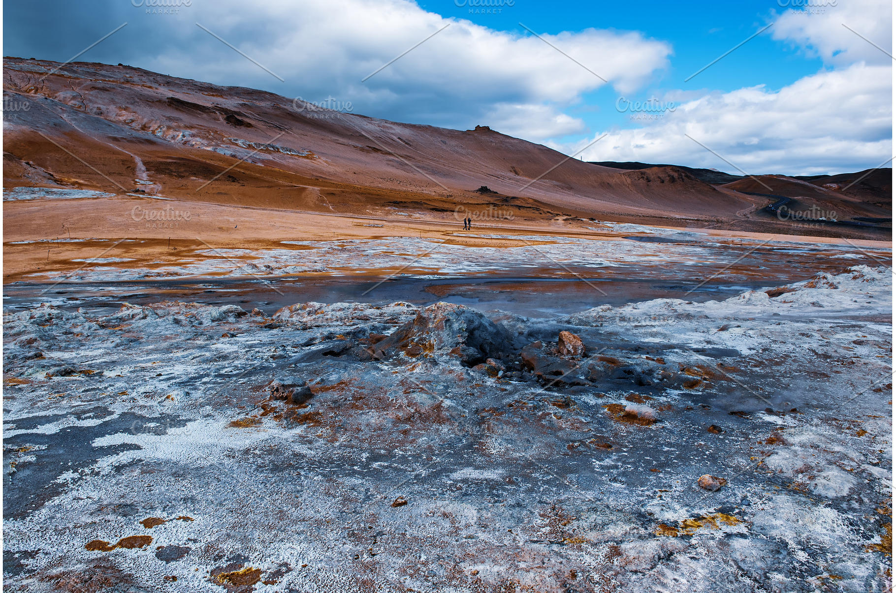 Geothermal area Hverir, Iceland., a Nature Photo by Nature and travel