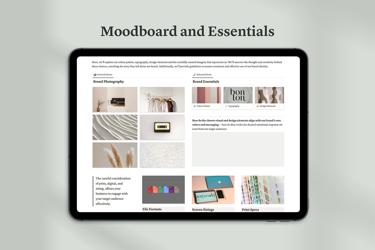 Notion Brand Presentation Template, a Templates & Theme by Swyn.Studio (Photo 6 of 10)