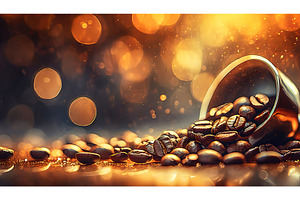 A luxurious coffee scene featuring, a Food & Drink Photo by Igor Tichonow