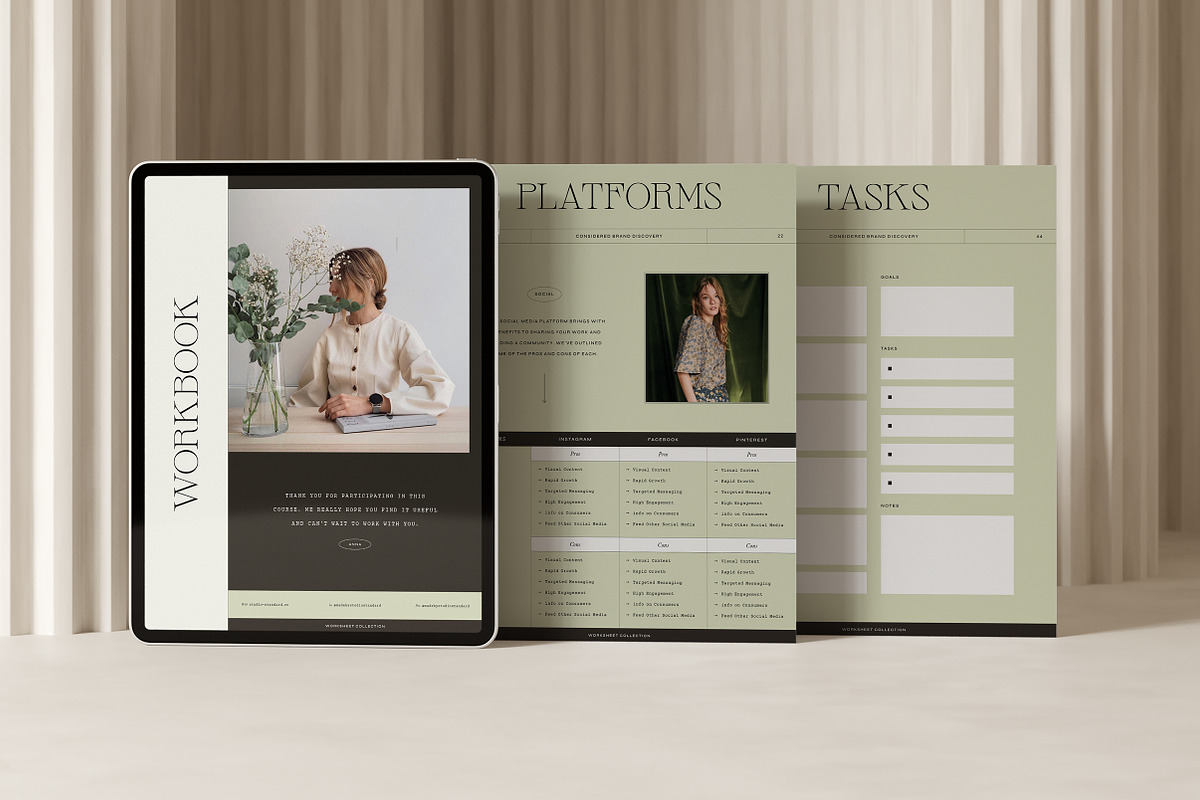 Workbook Creator, a Templates & Theme by Studio Standard (Photo 1 of 17)