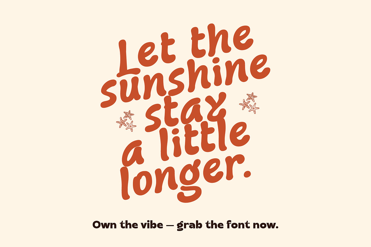Sunset Fiesta - Summer Vibes Font, a Sans Serif Font by Inviline.co (Photo 10 of 10)