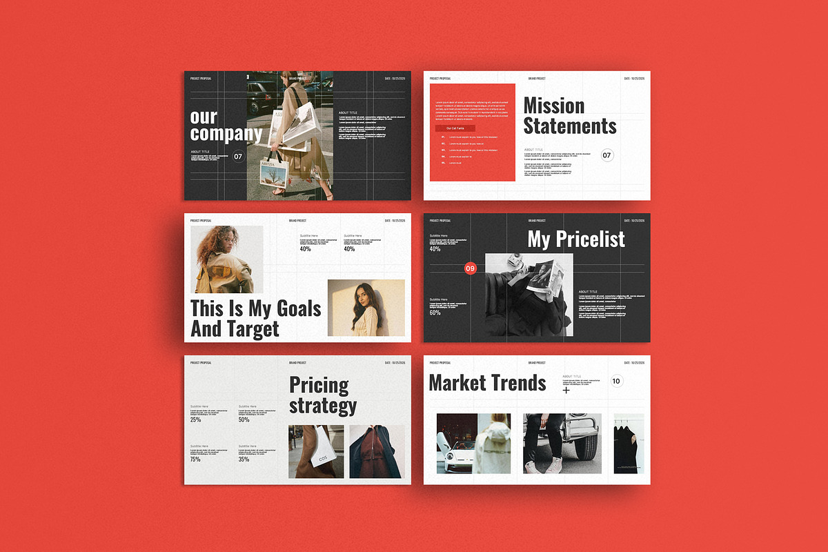 Project Proposal PowerPoint Template, a Presentation Template by Creative-Work (Photo 5 of 6)