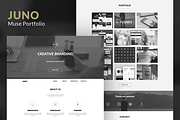 Juno – Minimal Portfolio Muse Theme, a Websites & App Template by emagweb (Thumbnail 1 of 2)