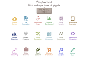602 Simplicons Icon set, an Icon by Pixlsby.me (Thumbnail 2 of 5)
