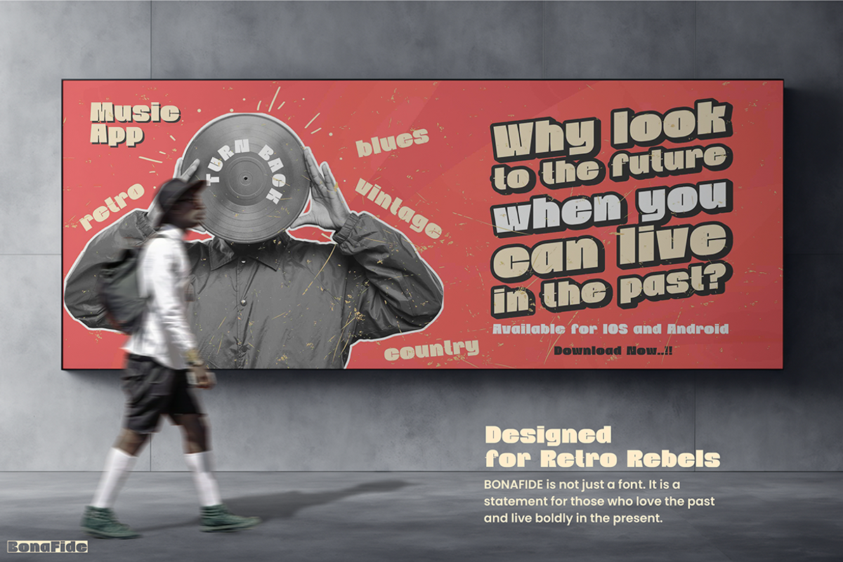 BONAFIDE, a Font by Pinisi ART (Photo 10 of 10)