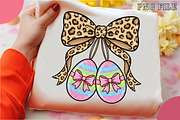 Preppy Easter Egg Png, Leopard Bow, an Illustration by OK Design (Thumbnail 1 of 6)