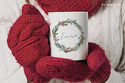 Christmas Watercolor Elements, an Illustration by LeiaSW (Thumbnail 6 of 8)