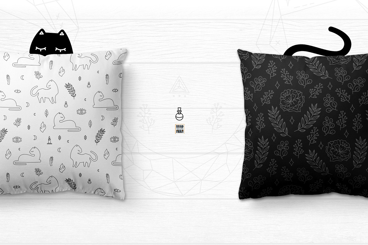 Magic Black Cats vector bundle, an Illustration by Brandianna (Photo 4 of 10)