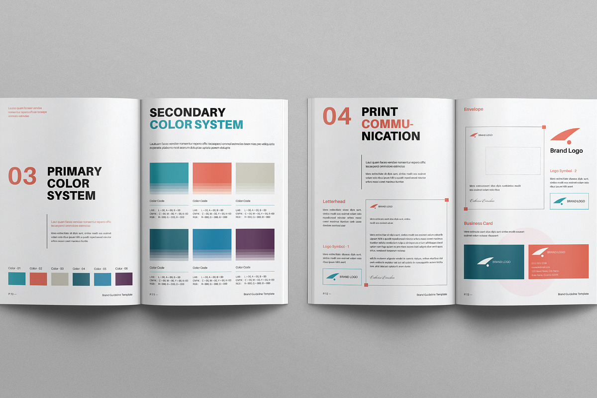 Brand Guidelines Template, a Brochure Template by E-Type (Photo 5 of 8)
