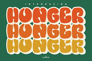Honger Typeface - BOLD