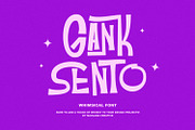 Gank Sento Whimsical Font, a Sans Serif Font by Maulana Creative (Thumbnail 1 of 7)