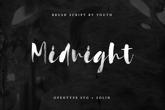 Midnight SVG font preview 8
