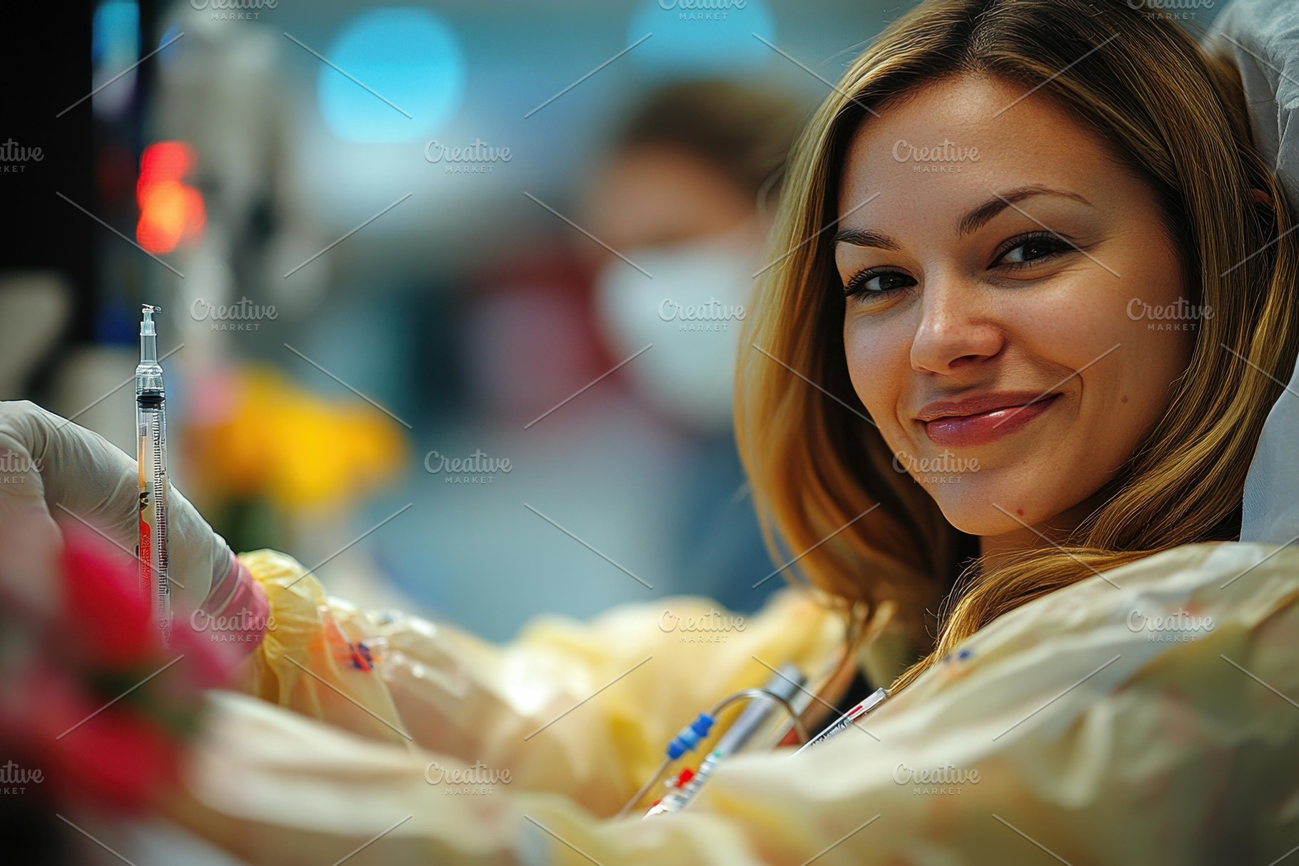 Smiling medical professional prepare, a Photo by Tanuart