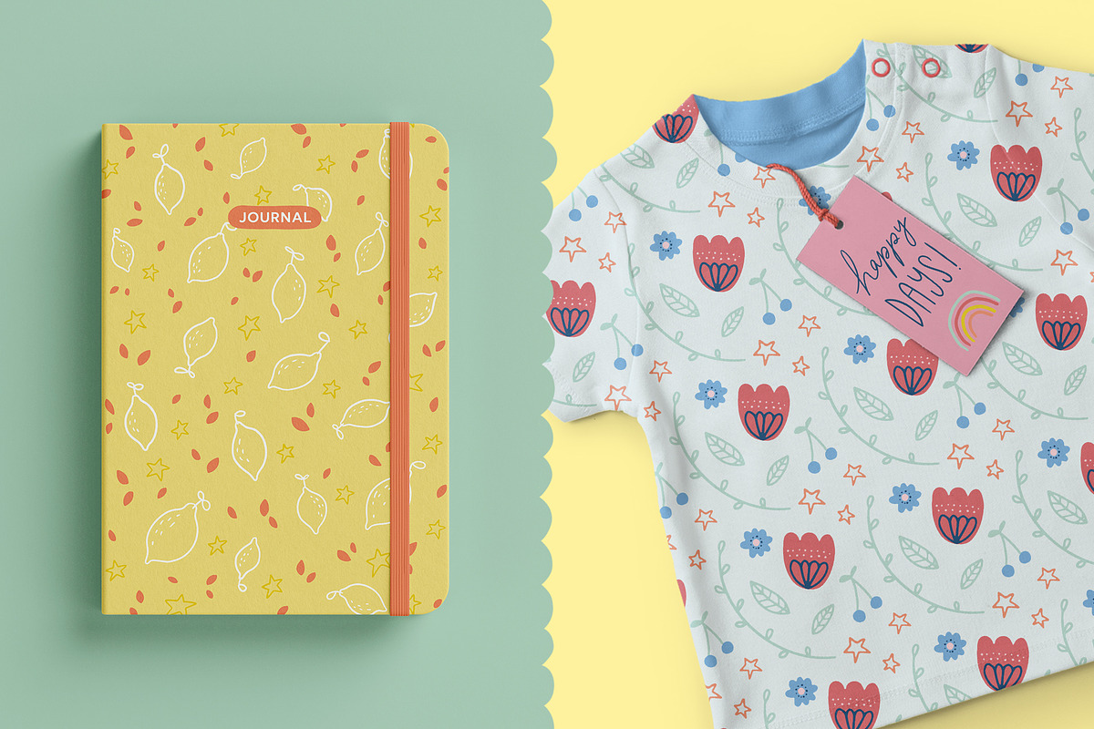 Floral Spring Bundle, Patterns +more, a Pattern Graphic by Carole Chevalier (Photo 4 of 11)