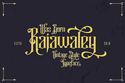 Rajawaley Typeface, a Blackletter Font by Dikas Studio (Thumbnail 1 of 7)