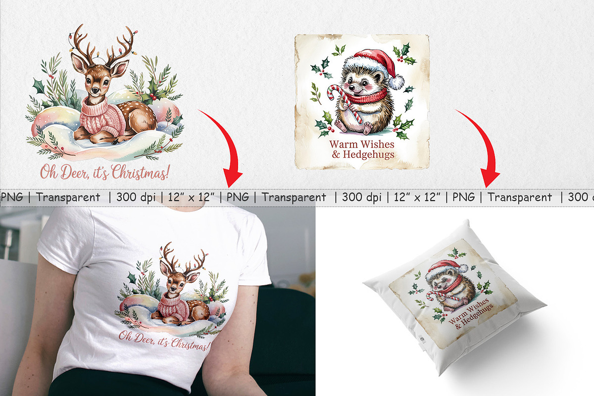Vintage Christmas Animal, a Graphic by Artnoy (Photo 3 of 5)