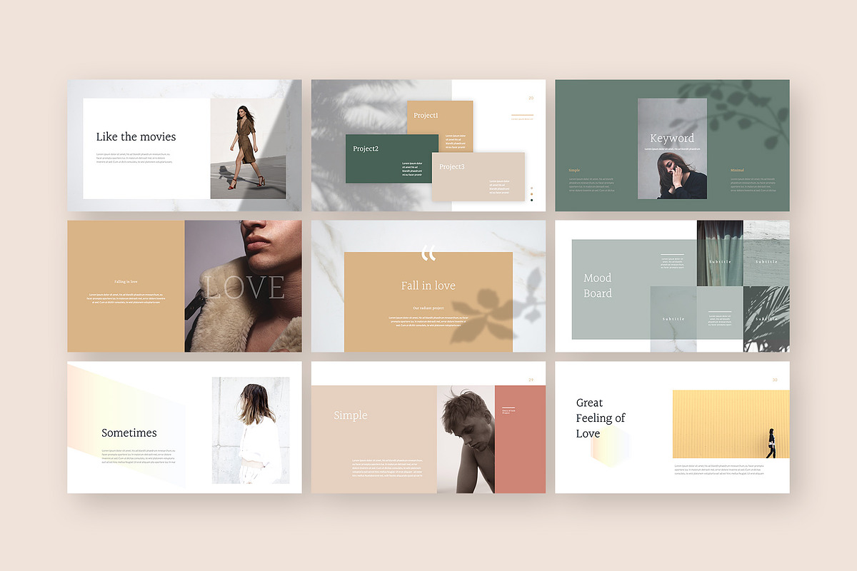 Glory Keynote Template, a Presentation Template by Simple P. (Photo 4 of 9)