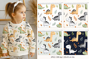 Roar baby roar Patterns & Clipart, an Animal Illustration by GoldmoonUA (Thumbnail 2 of 5)