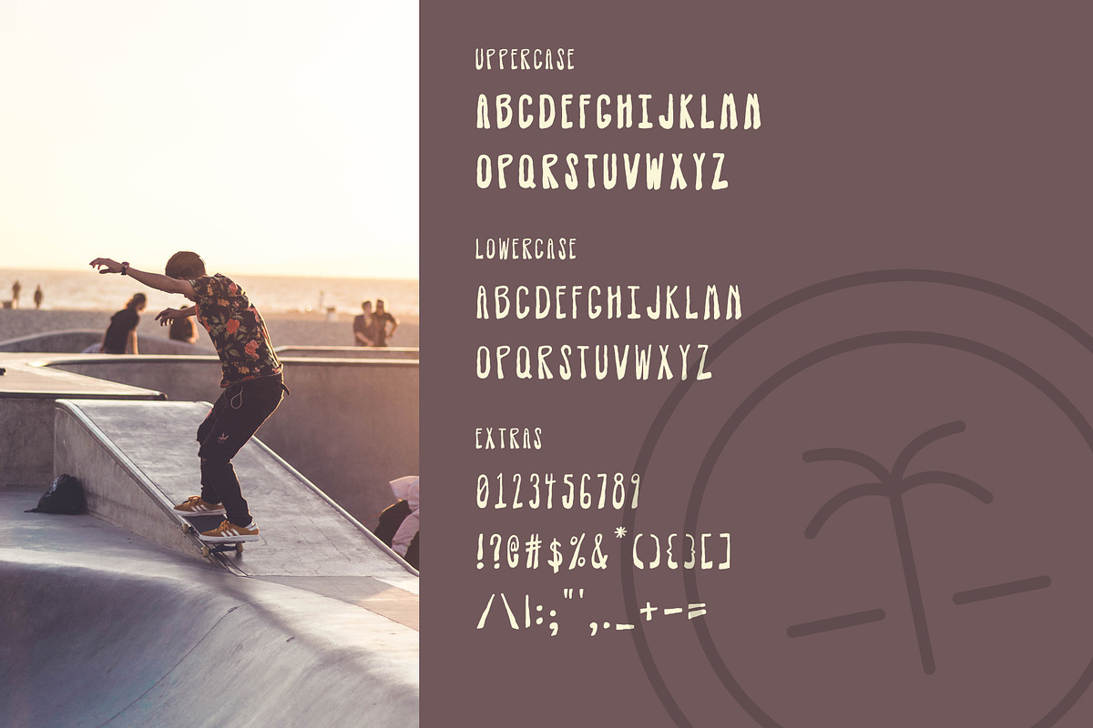 Clam Bake - Surf Font preview 2