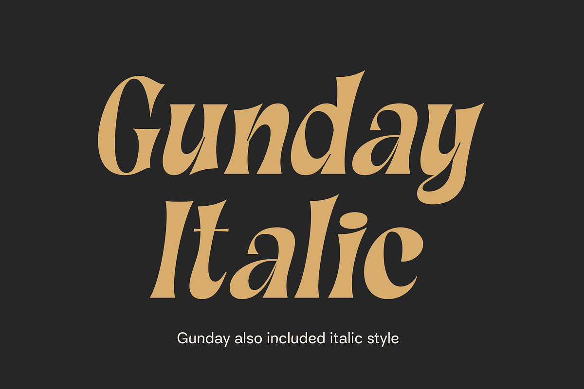 Gunday - Display Serif Font, a Serif Font by Craft Supply Co. (Photo 5 of 12)