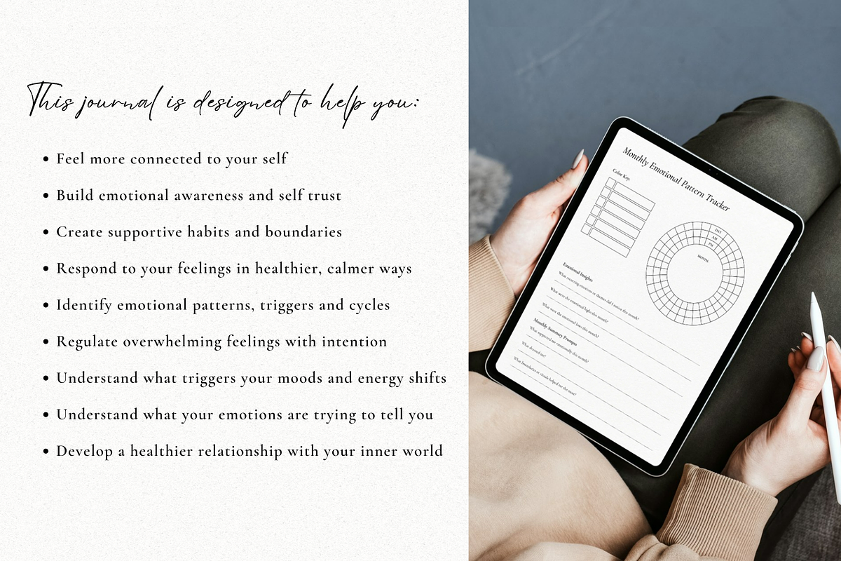 Emotional Check In Journal Bundle, a Templates & Theme by The Chaos Project (Photo 4 of 6)